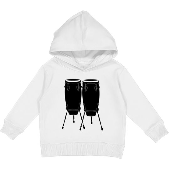 Congas Instrument Kids Pullover Hoodies