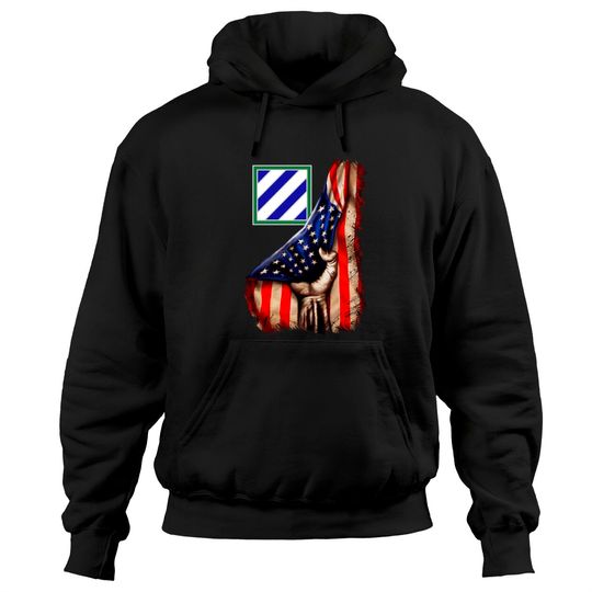 3rd Infantry Division American Flag Hoodies