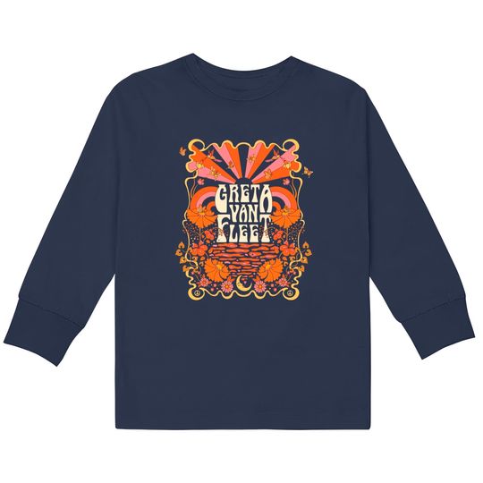 Greta Van Fleet  Kids Long Sleeve T-Shirts, Strange Horizons Tour  Kids Long Sleeve T-Shirts