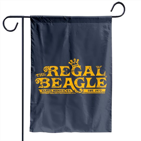 The Regal Beagle Vintage Garden Flags, Three's Company Garden Flags