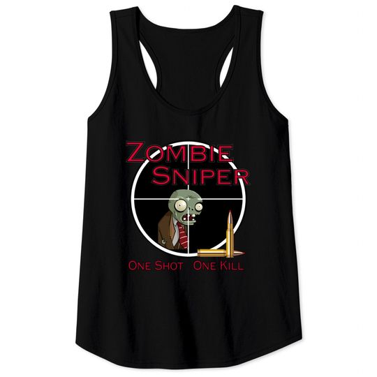 Zombie Sniper Squad - Zombie - Tank Tops