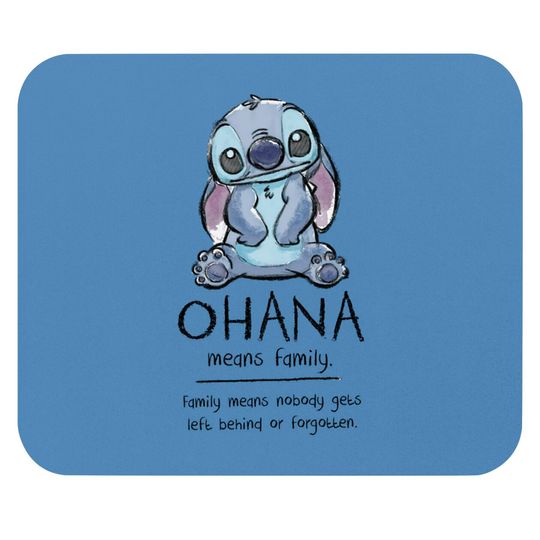Ohana Means Family - Ohana Stich Stich Lilo Stitch Liloa - Mouse Pads