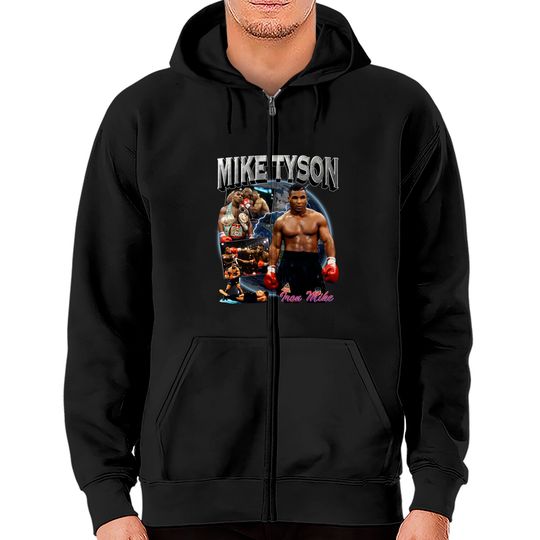 Mike Tyson Retro Inspired Zip Hoodies Bumbu01