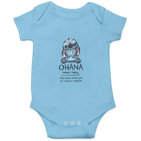 Ohana Means Family - Ohana Stich Stich Lilo Stitch Liloa - Onesies