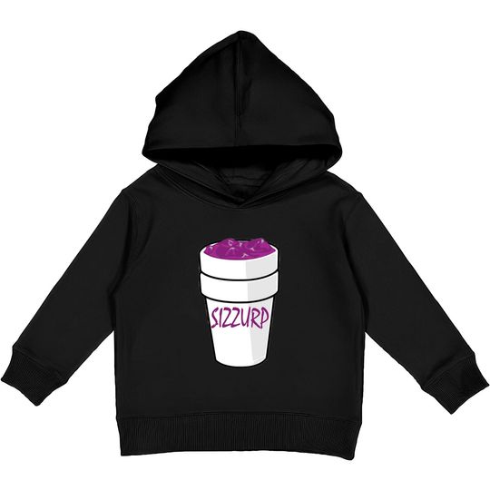 Sizzurp Codein Lean Dirty Cough Syrup Purple Drank Kids Pullover Hoodies