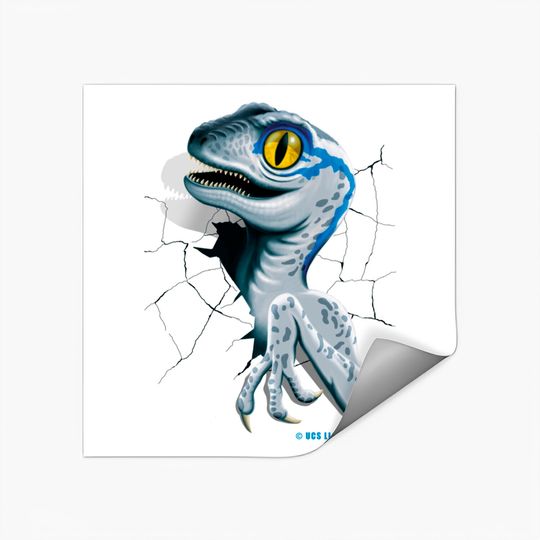 Jurassic World - Baby Blue Raptor - Jurassic World - Stickers