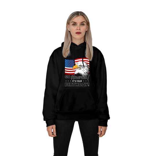 4th of July American Flag Eagle - 4th Of July - Hoodies