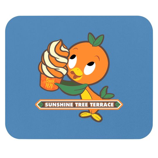 Florida Orange Bird - Sunshine Tree Terrace - Disney Orange Bird - Mouse Pads