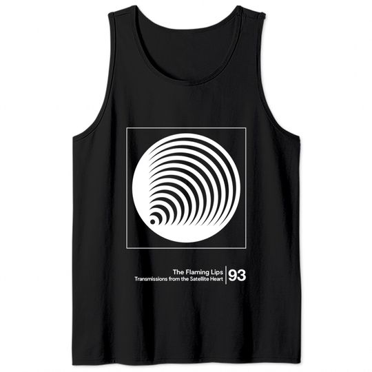 The Flaming Lips / Minimal Style Graphic Artwork Design - The Flaming Lips - Tank Tops