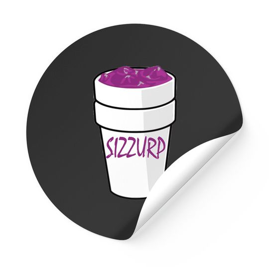 Sizzurp Codein Lean Dirty Cough Syrup Purple Drank Stickers