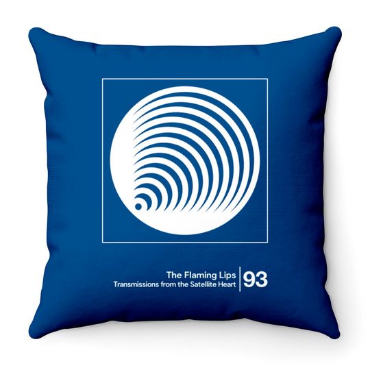 The Flaming Lips / Minimal Style Graphic Artwork Design - The Flaming Lips - Throw Pillows