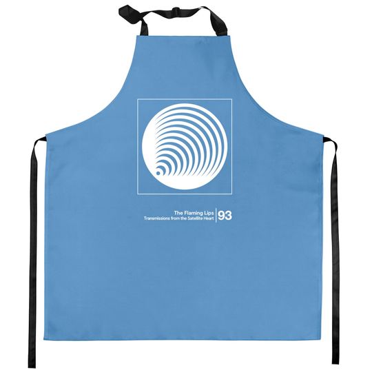 The Flaming Lips / Minimal Style Graphic Artwork Design - The Flaming Lips - Kitchen Aprons