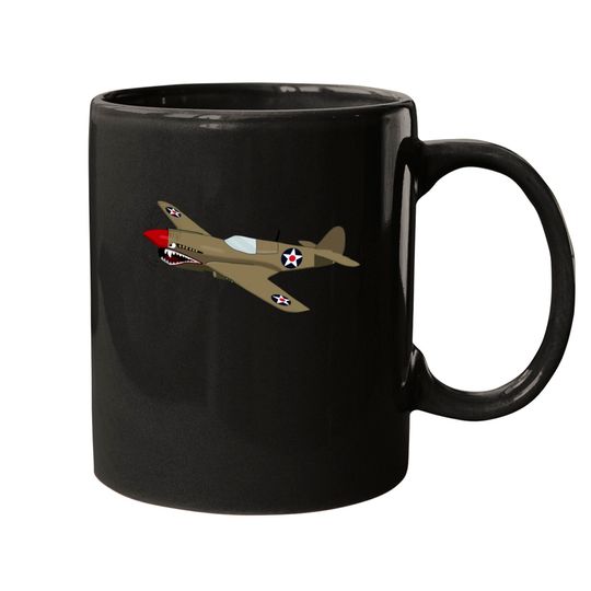 Flying Tiger (Large Design) - Ww2 Plane - Mugs