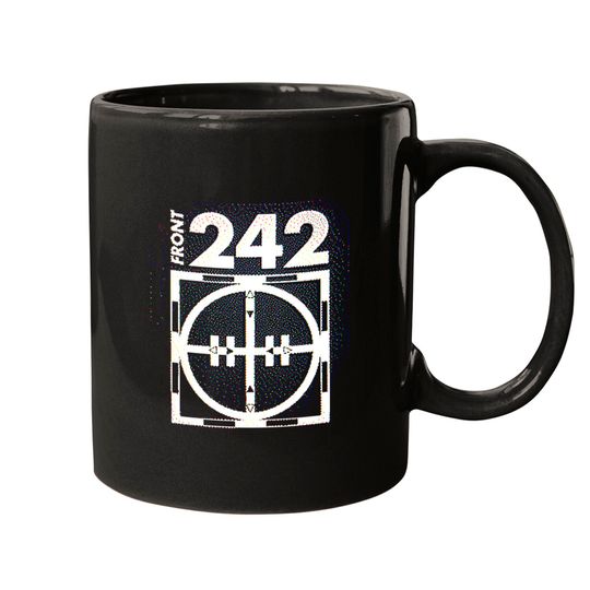 Front 242 †† Glitch 3D Logo Fanart Design - Front 242 - Mugs