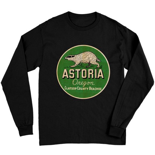 Vintage Astoria Oregon - Astoria Oregon - Long Sleeves