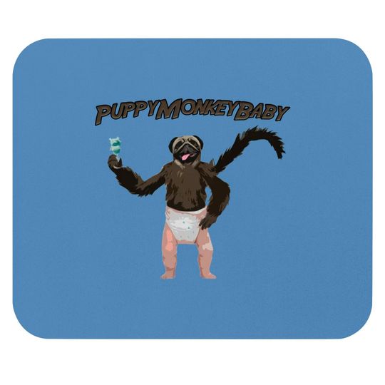 PuppyMonkeyBaby Puppy Monkey Baby Funny Commercial - Mountain Dew - Mouse Pads