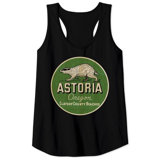 Vintage Astoria Oregon - Astoria Oregon - Tank Tops