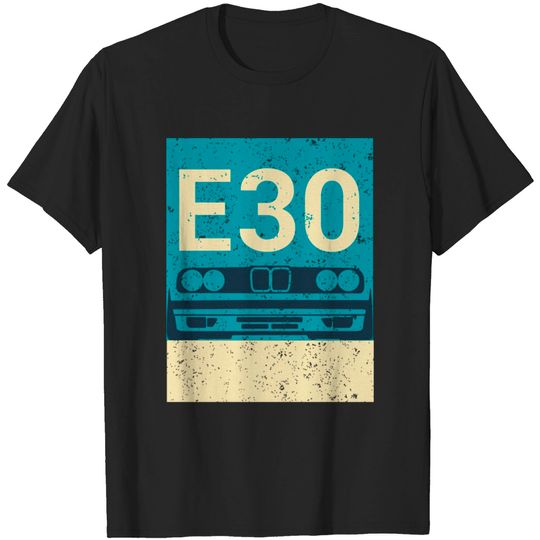 vintage e30 - summer - E30 Bmw Classic 1980s Car - T-Shirt