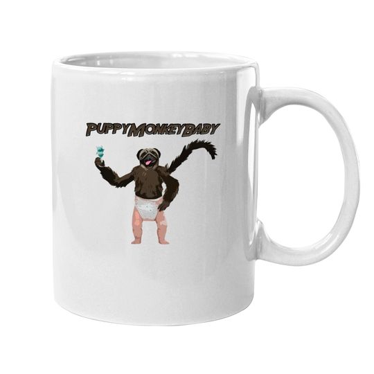 PuppyMonkeyBaby Puppy Monkey Baby Funny Commercial - Mountain Dew - Mugs