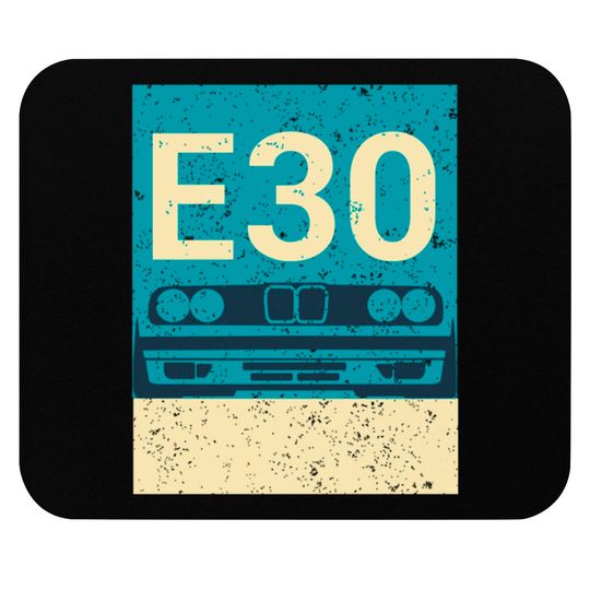 vintage e30 - summer - E30 Bmw Classic 1980s Car - Mouse Pads