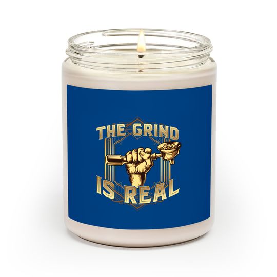 The Grind is Real Funny Baristar Coffee Bar Gift Coffeemaker - Barista - Scented Candles