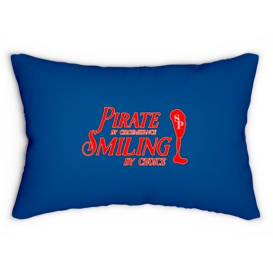 Smiling Pirate! - Amputee Humor - Lumbar Pillows