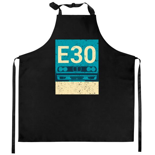 vintage e30 - summer - E30 Bmw Classic 1980s Car - Kitchen Aprons