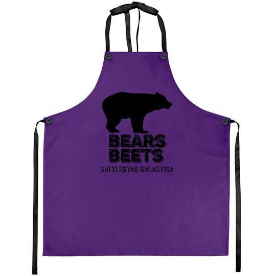 Bears Beets Battlestar Galactica Aprons, Funny The Office Fans Gift - Schrute - Aprons