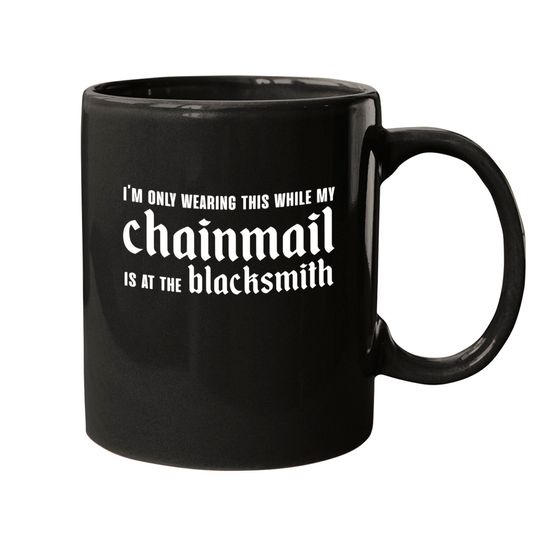 Chainmail Blacksmith Medieval - Chainmail - Mugs