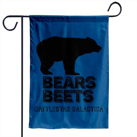Bears Beets Battlestar Galactica Garden Flags, Funny The Office Fans Gift - Schrute - Garden Flags