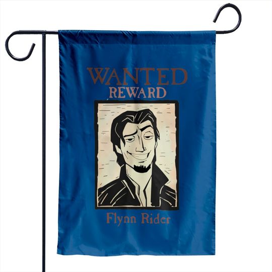 Wanted! - Flynn Rider - Garden Flags
