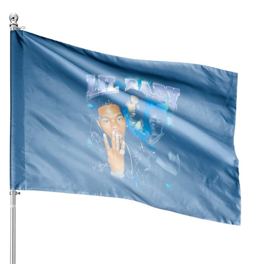 Lil Baby Rapper T- House Flags
