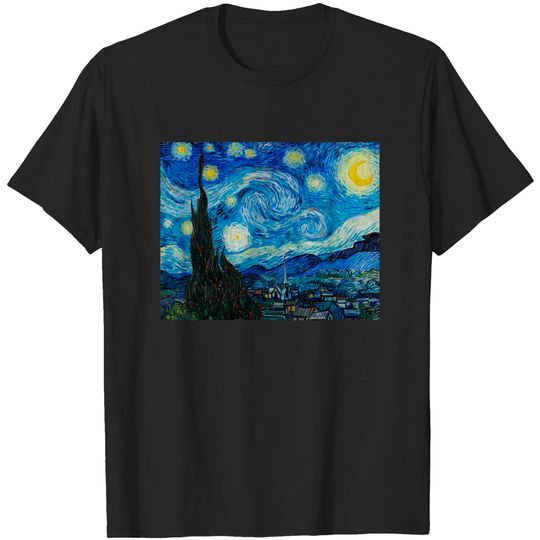The Starry Night by Vincent Van Gogh - Starry Night - T-Shirt