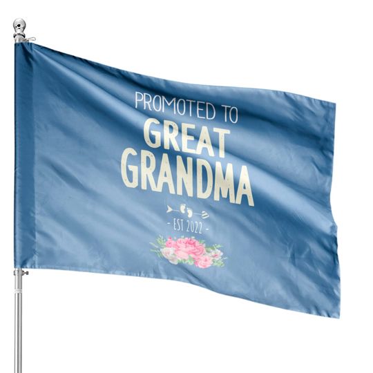 Promoted To Great Grandma 2022 - Promoted To Great Grandma 2022 - House Flags