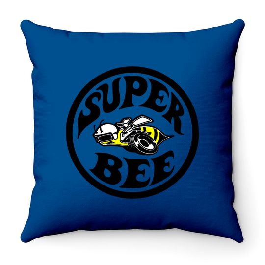 Super Bee - The Classic Scat Pak Logo! - Dodge - Throw Pillows
