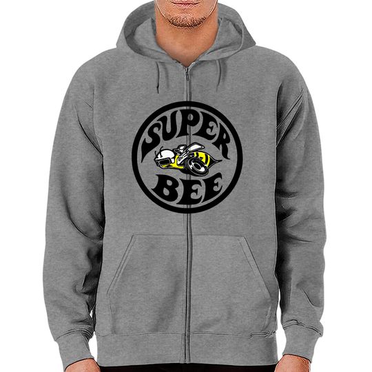 Super Bee - The Classic Scat Pak Logo! - Dodge - Zip Hoodies