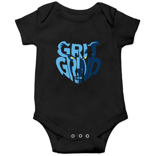 Grizzlie Grit Grind Logo - Memphis Grizzlies Basketball - Onesies