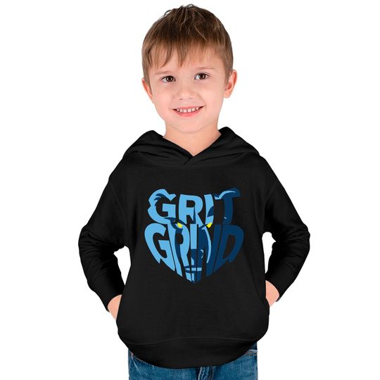 Grizzlie Grit Grind Logo - Memphis Grizzlies Basketball - Kids Pullover Hoodies