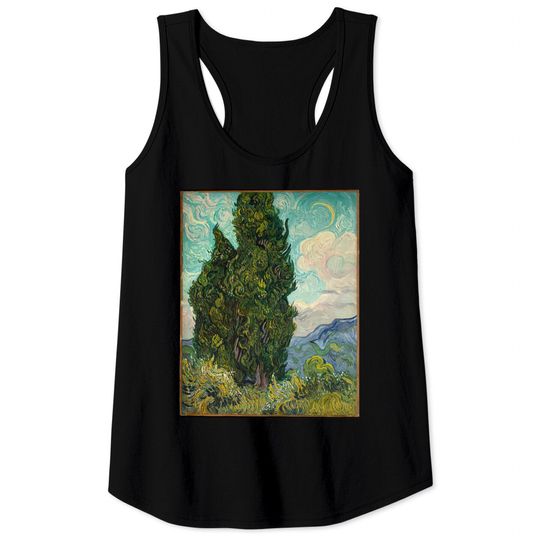 Cypresses - Van Gogh - Tank Tops