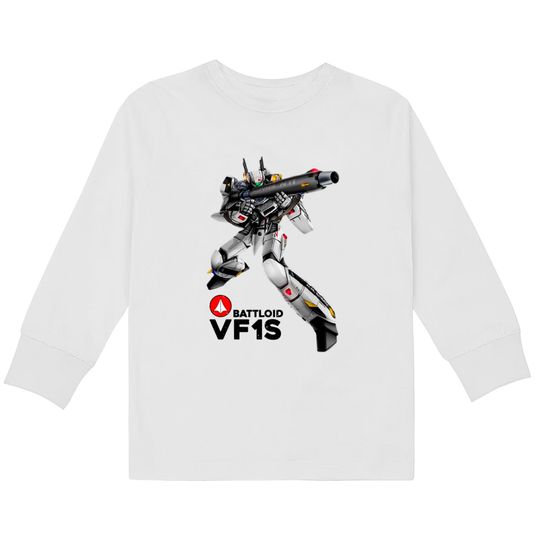 VF1S - Robotech -  Kids Long Sleeve T-Shirts