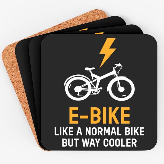 EBike Like A Normal Bike Cooler E Bike - E Bike - Coasters