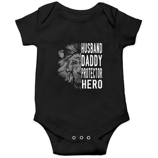 husband daddy protective hero.father's day gift - Husband Daddy Protector Hero - Onesies