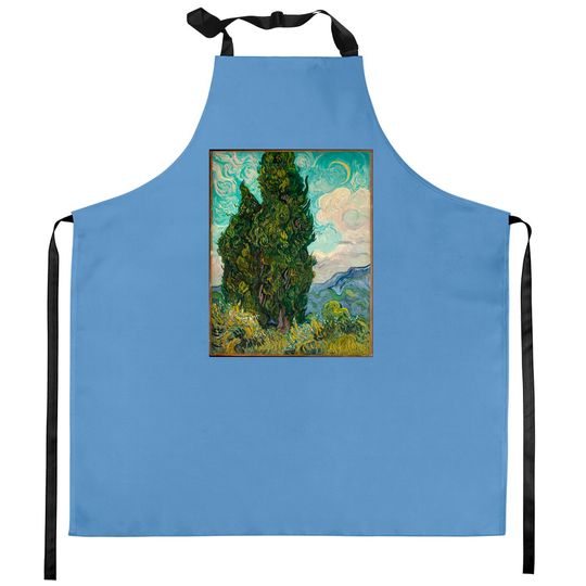 Cypresses - Van Gogh - Kitchen Aprons