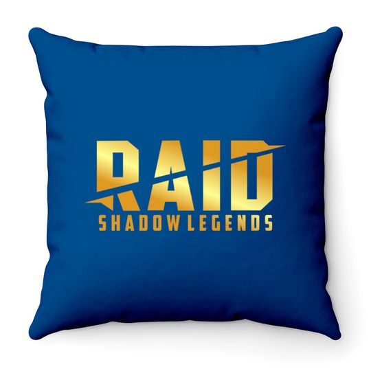raid gold edition - Shadow Legends - Throw Pillows