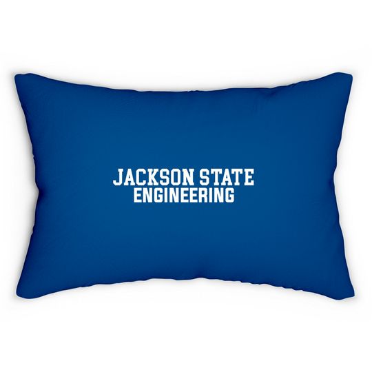 Jackson State Engineering (Varsity, White) - Jackson State University - Lumbar Pillows