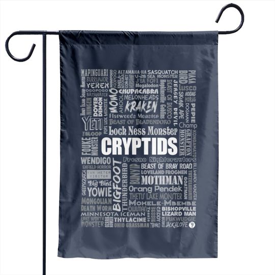 Cryptids in gray - Cryptid - Garden Flags