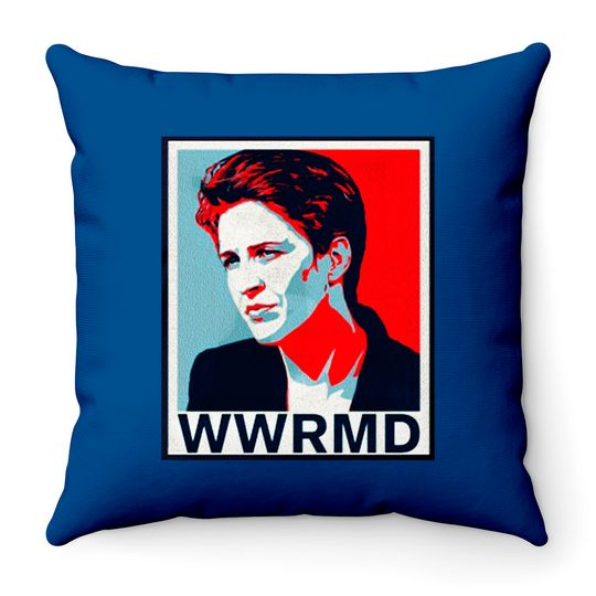 WWRMD: What would Rachel Maddow Do? - Rachel Maddow - Throw Pillows