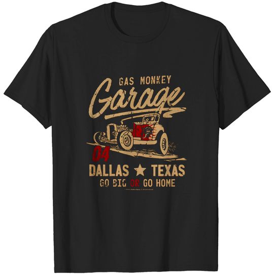 Gas Monkey Garage Vintage Hot Rod Tee T-Shirt