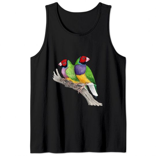 Gouldian Finches Classic Tank Tops