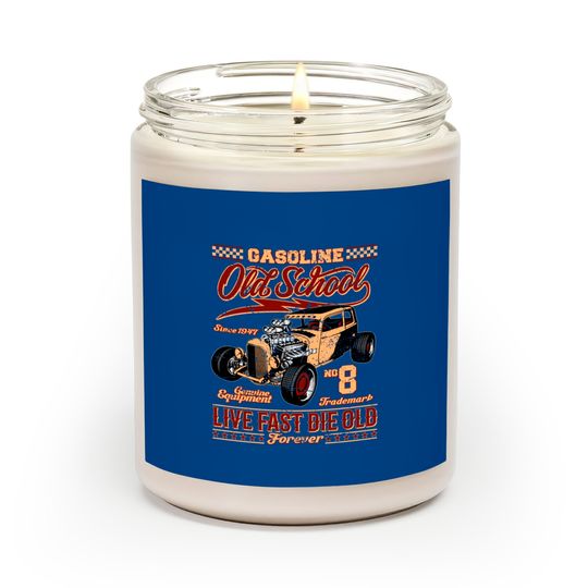 Old School Rockabilly Hot Rod - Hot Rod - Scented Candles
